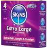 SKINS TAMAaO XL PRESERVATIVOS PREMIUM PACK 4