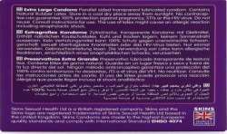 SKINS TAMAaO XL PRESERVATIVOS PREMIUM PACK 4