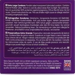 SKINS TAMAaO XL PRESERVATIVOS PREMIUM PACK 4
