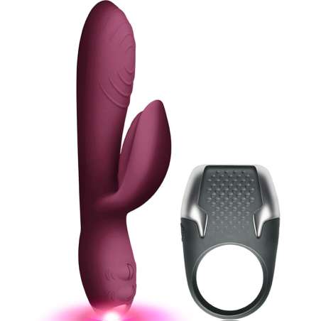 CLIMAXIMUM LAMOUR KIT VIBRADOR RABBIT ANILLO PENE LED