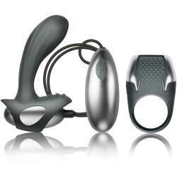 CLIMAXIMUM EXCITE KIT ANILLO PARA PENE MASAJEADOR PRaSTATA CON CABLE