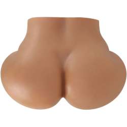 CRAZY BULL LUNA TRASERO VIBRADOR CON VAGINA Y ANO REALaSTICO CONTROL REMOTO