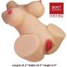 CRAZY BULL EMMA TORSO FEMENINO REALISTA VAGINA Y ANAL 48 KG