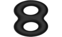 CRAZY BULL ANILLO DOBLE SILICONA INFINITY