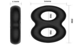 CRAZY BULL ANILLO DOBLE SILICONA INFINITY