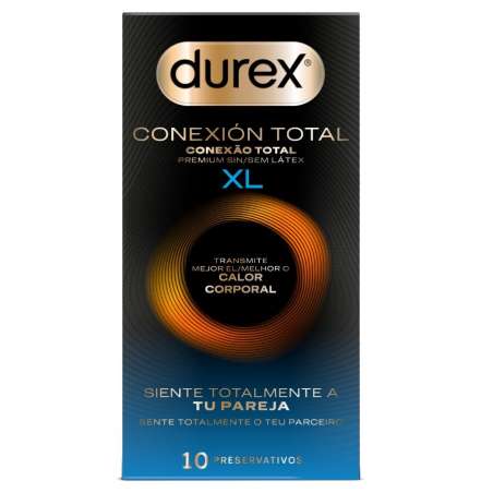 DUREX CONEXIaN TOTAL XL ULTRA FINO PLUS SIN LaTEX 10 UNIDADES