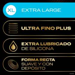 DUREX CONEXIaN TOTAL XL ULTRA FINO PLUS SIN LaTEX 10 UNIDADES