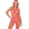 PASSION INTIMARI SET SUJETADOR BRAGAS ROSA L XL
