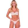 PASSION TIVOLEA SET SUJETADOR TANGA ROSA CLARO S M