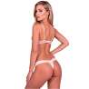 PASSION TIVOLEA SET SUJETADOR TANGA ROSA CLARO L XL