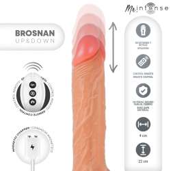 MR INTENSE BROSNAN REALaSTICO MULTIFUNCIaN CON VIBRACIaN UP AND DOWN CONTROL REMOTO 22 CM O 4 CM