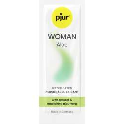 PJUR WOMAN ALOE LUBRICANTE BASE AGUA 2 ML