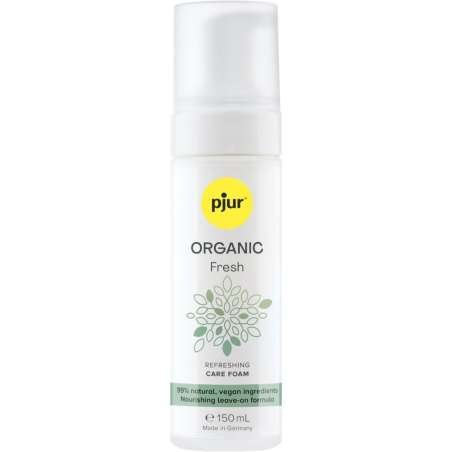 PJUR ORGANIC FRESH ESPUMA REFRESCANTE VEGANA SIN ENJUAGUE 150 ML