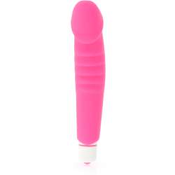 DOLCE VITA REALISTIC PLEASURE VIBRADOR SILICONA ROSA