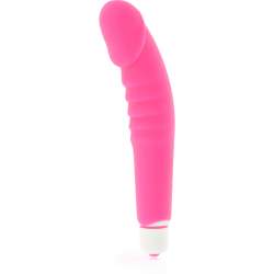 DOLCE VITA REALISTIC PLEASURE VIBRADOR SILICONA ROSA