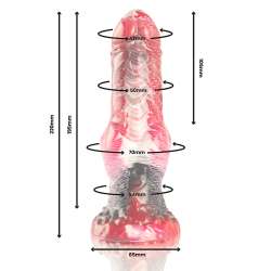 EPIC HELIOS DILDO CON TESTaCULOS CALOR Y aXTASIS