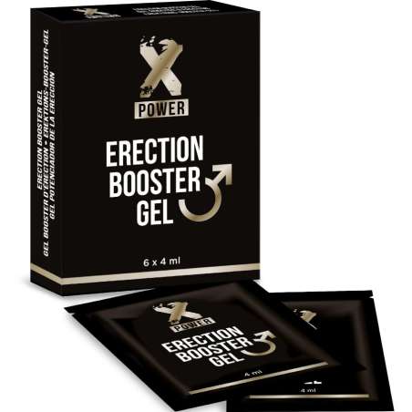 XPOWER ERECTION BOOSTER GEL POTENCIADOR ERECCION 6 X 4 ML