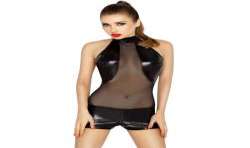 PASSION WOMAN TRIXY TEDDY NEGRO TALLA L XL
