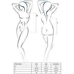 PASSION WOMAN TRIXY TEDDY NEGRO TALLA L XL