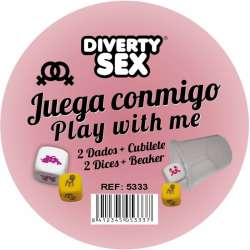 DIABLO PICANTE DADOS LUGAR POSTURAS CHICAS CON CUBILETE