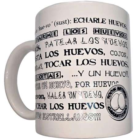 DIABLO PICANTE TAZA BLANCA DE SINaNIMOS HUEVOS 370 ML