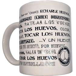 DIABLO PICANTE TAZA BLANCA DE SINaNIMOS HUEVOS 370 ML