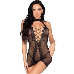 LEG AVENUE MINI VESTIDO HALTER