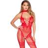 LEG AVENUE 89336 BODYSTOCKING SIN ENTREPIERNA ROJO TALLA aNICA