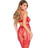 LEG AVENUE 89336 BODYSTOCKING SIN ENTREPIERNA ROJO TALLA aNICA