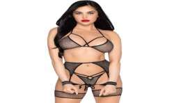 LEG AVENUE SET TOP TANGA LIGUERO ESP