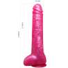 BAILE DONG DILDO REALaSTICO ROSA CON VENTOSA