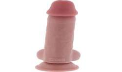 GET REAL PENE REALaSTICO DELUXE CON TESTaCULOS EXTRA GRUESO 17 CM