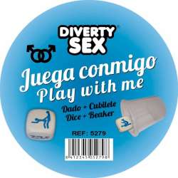 DIABLO PICANTE DADO DURO BLANCO POSTURAS CHICOS CON CUBILETE