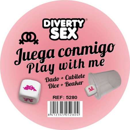 DIABLO PICANTE DADO DURO BLANCO POSTURAS CHICAS CON CUBILETE