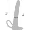 GET REAL DOUBLE TROUBLE PENETRADOR ANAL SILICONA 16 CM