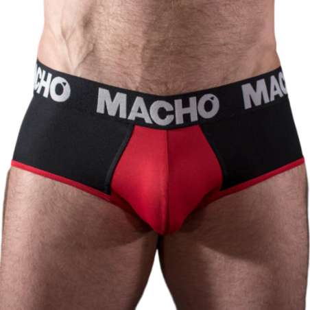 MACHO MS26N SLIP NEGRO ROJO L