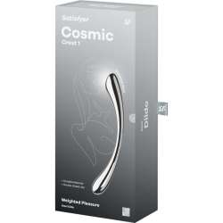 SATISFYER COSMIC CREST 1 DILDO ACERO INOXIDABLE DOBLE USO