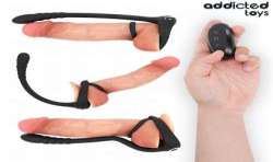 ADDICTED TOYS ANILLO PENE VIBRADOR PUNTOaP CONTROL REMOTO