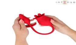 INTENSE MELANIE DOBLE ESTIMULADOR CLaTORIS CON LENGUA ZIGZAG