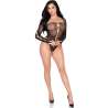 LEG AVENUE 89361 BODY SIN ENTREPIERNA CON BOLERO NEGRO TALLA aNICA