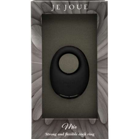 JE JOUE MIO ANILLO PARA EL PENE VIBRADOR FUERTE Y FLEXIBLE NEGRO