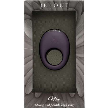 JE JOUE MIO ANILLO PARA EL PENE VIBRADOR FUERTE Y FLEXIBLE MORADO