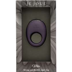 JE JOUE MIO ANILLO PARA EL PENE VIBRADOR FUERTE Y FLEXIBLE MORADO