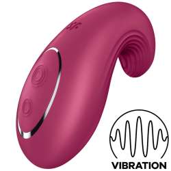 SATISFYER DIPPING DELIGHT VIBRADOR LAY ON ROJO