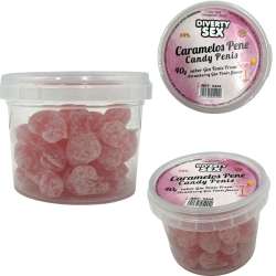 DIABLO PICANTE 20 CARAMELOS CON FORMA DE PENE CON SABOR GIN TONIC