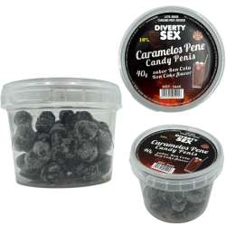 DIABLO PICANTE 20 CARAMELOS CON FORMA DE PENE CON SABOR RON COLA