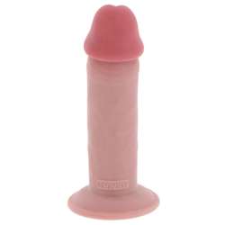 GET REAL DILDO DELUXE DONG GRUESO DE DOBLE DENSIDAD TPE 18 CM