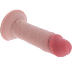 GET REAL DILDO DELUXE DONG GRUESO DE DOBLE DENSIDAD TPE 20 CM