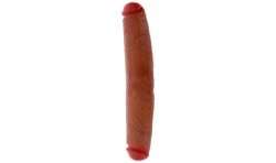GET REAL DILDO DOBLE DONG DE SILICONA CARAMELO 40 CM