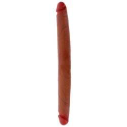 GET REAL DILDO DOBLE DONG DE SILICONA CARAMELO 40 CM